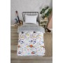 ETE HOMETEX TEK KİŞİLİK LÜX WELSOFT YORGAN ASTRONOT GRİ 155X215CM 8696474231857